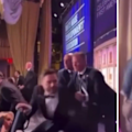New footage has captured the moment the US president and vice president were rushed from the stage at the Correspondents' Dinner in Washington.
