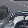 George Russell and Kimi Antonelli have gone wheel to wheel in the Canadian Grand Prix sprint race.