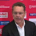Dragons chairman Andrew Lancaster takes a swipe at media coverage of the team's dismal performances after sacking coach Shane Flanagan.