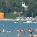 Multiple people, including children, have been reportedly killed after a drone struck a beach in Russia.