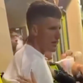 Fast bowler Brydon Carse is apprehended by police outside a nightclub in Derby. His Durham and England teammate Matthew Potts and former England captain Ben Stokes are also seen outside the venue.