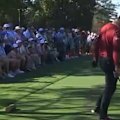 Sergio Garcia breaks his driver at Augusta National after an outburst and is issued a code-of-conduct warning, a first at the Masters.