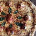 Mercato e Cucina's pizza is traditionally Italian, with pared-back toppings.