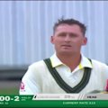 Marnus Labuschagne gifts South Africa his wicket with terrible shot selection.