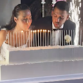 Bizarre new wedding trend has couples blowing candles out, just like a birthday cake instead of the traditional cutting of the cake.