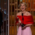 Michael B. Jordan took out the best actor award for his role in Sinners while Jessie Buckley won the best actress Oscar for Hamnet. (Footage: Seven)