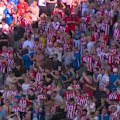 There are epic scenes at the Stadium of Light as Sunderland qualify for the Europa League.