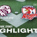 Watch all the brilliant moments of attacking flair, the spectacular tries, bone-crunching big hits and more from the Sea Eagles vs Roosters Round 4 blockbuster at 4 Pines Park.