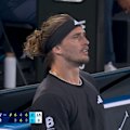 Alexander Zverev raises concern on John Cain Arena as he calls for physios to check an apparent ankle concern.