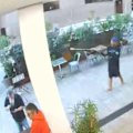A man has been randomly attacked whilst having his morning coffee in Perth.