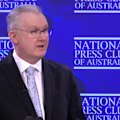 The Home Affairs Minister rejected the idea he should have made faster, deeper cuts during a speech at the National Press Club – arguing such a move would trash the economy.