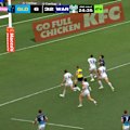 Titans centre AJ Brimson is sin binned for a professional foul against the Warriors.