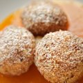 The apricot dumplings from Ragusa Restaurant in Williamstown.