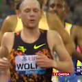 Cameron Myers, 20, finishes third in the men's 3000 metres at the Zurich Diamond League.