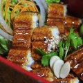 Unagi kabayaki: sweet grilled eel.