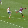 Nicolas Jackson puts Villa two goals in front at Tottenham Hotspur Stadium.