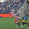 Phil Gould sprays the Bunker's decision that Kyle Flanagan knocked a ball on.