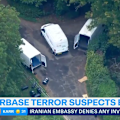 Five men accused of a terror plot on a UK air force base have been released on bail.