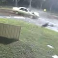 Two young men are lucky to be alive after a terrifying motorcycle crash south of Perth.