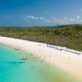 Crystal clear waters span across The Whitsundays' 74 sub-tropical islands.