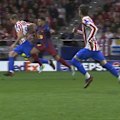 Barcelona defender Eric Garcia was controversially sent off in the second half and was spotted throwing his shirt as he walked from the field.