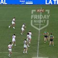 Marlee Silva provides an update on Rabbitohs star Brandon Smith after he was forced up the tunnel with a calf concern.