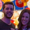 Catherine Roos Page and Josh Crowe Page soak up the atmosphere at the Enlighten, Noodle Night Market.