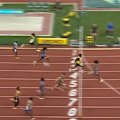 Tate Taylor, an 18-year-old sprint prodigy from Mississippi, claims gold in the men's 100 metres at the world athletics under-20 championships.