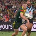 Australia survives a mighty scare from Fiji as the Kangaroos win their second World Cup game.