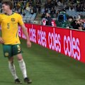 Socceroos star Jordy Bos breaks the stubborn Cameroon defence to give Australia a 1-0 lead.