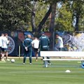 The Socceroos go through their paces as a knockout round match against Egypt awaits.