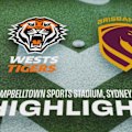 Wests Tigers take on the Brisbane Broncos in Round 7 of the 2026 NRL Premiership at Campbelltown Sports Stadium, Sydney.