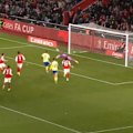 Southampton's Shea Charles scores a late winner in his side's FA Cup clash with Arsenal.