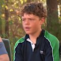 Police have released the audio of the Triple Zero call 13-year-old Austin Appelbee made after he swam 4km in the ocean to get help for his family.