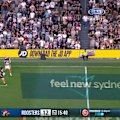 Phil Gould blows up over a significant forward pass call against Penrith.