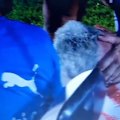 Paraguay star Julio Enciso is in tears on a stretcher after getting injured in a World Cup warmup match.