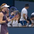 Maya Joint delivers a remarkable comeback display to book her spot in the second round at the US Open.