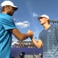 Cruz Hewitt advances through to the round of 32 after defeating American tennis player Sebastian Gorzny.