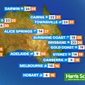 The weather forecast across Australia for Wednesday, October 14.