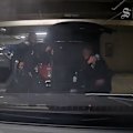Newly released dashcam footage shows the moment an officer is hit in the shoulder in “horseplay” accident.