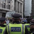 In what it described as a “significant public order policing operation,” police deployed at least 4,000 officers, armoured vehicles, horses, dogs, drones and helicopters.