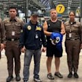An Australian man has been arrested at a Thai airport after the body of a 17-year-old girl was found dumped in a suitcase.
