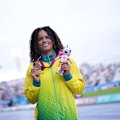 Aussie sprint star Torrie Lewis said she had been told 'not to say anything' about Adaejah Hodge's drugs ban after the Commonwealth Games 200m final.