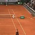 As Aryna Sabalenka downs Naomi Osaka in straight sets, the match was the first women's match to feature in Roland Garros' night session since 2023.