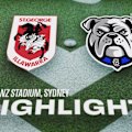 See the highlight moments as traditional rivals the Dragons and the Bulldogs faced off under lights at Allianz Stadium. Would Dean Young's side claim 3 wins on the trot?