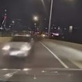 A 51-year-old woman has been charged after a terrifying collision on a Melbourne bridge that could have been so much worse.