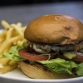 On the weekend menu at Deus Bar & Kitchen: a "monster" cheeseburger.