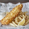 Classic fish and chips.