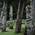 Credit:Â Destination BC/Owen Perrysatmar7canadaÂ Haida Gwaii Graham Island Northern British Columbia Canada ; text by Guy Wilkinson ; SUPPLIED Destination BC -https://www.bccontenthub.com ;Description:Â SGang Gwaay UNESCO World Heritage Site and National Historic Site on Anthony Island in Haida Gwaii