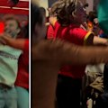 Supporters across Sydney and Melbourne erupted after Spain secured a 1-0 win over Argentina.